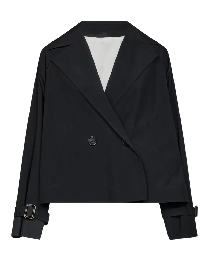 Max Mara double-breasted raincoat - Schwarz Schwarz
