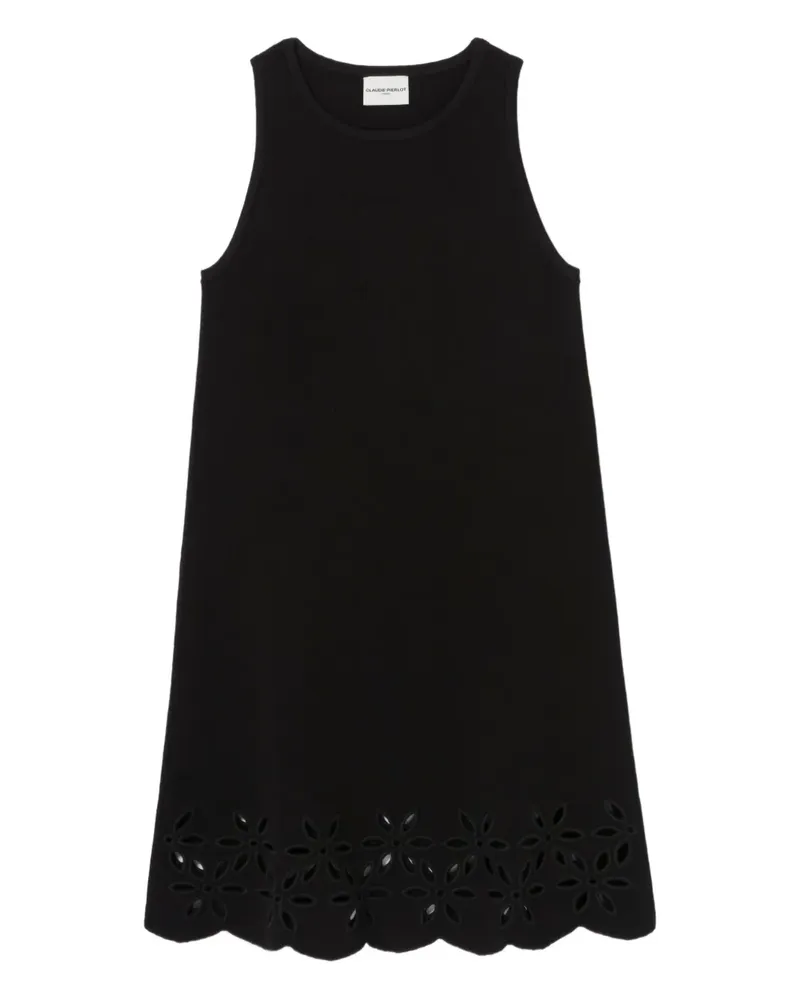 Claudie Pierlot Minikleid mit Cut-Out - Schwarz Schwarz