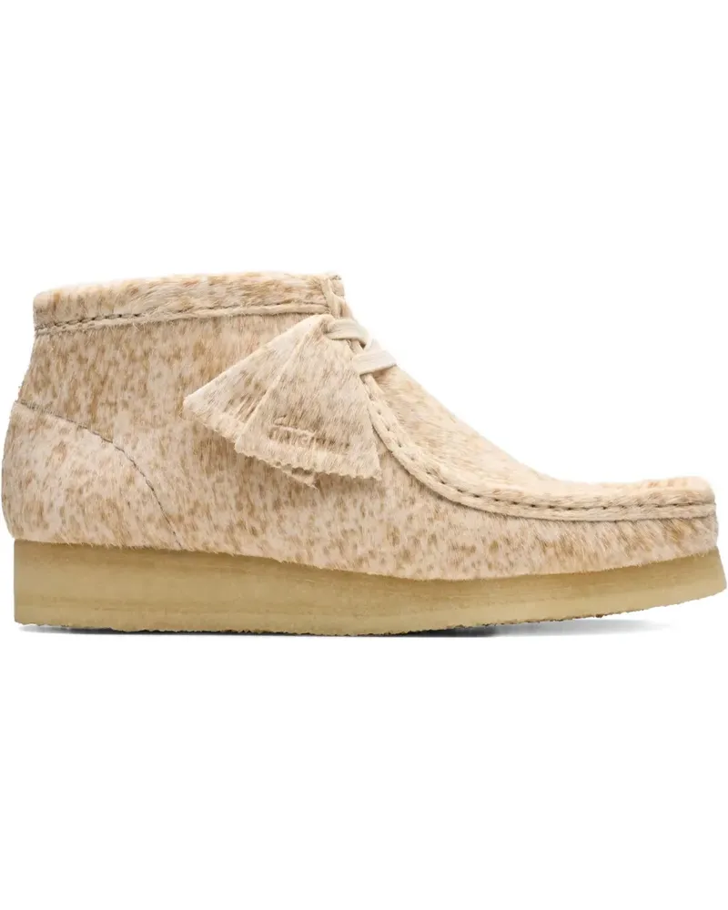 Clarks Wallabee Speckled Hair On Derby-Schuhe - Nude Nude