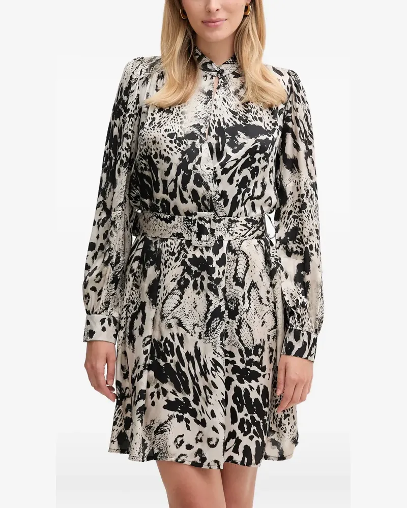 Gaudi Minikleid mit Animal-Print - Nude Nude