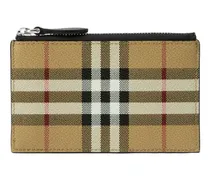 Kariertes Kartenetui - Nude