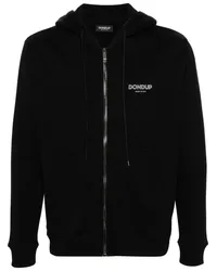 Dondup Hoodie mit Logo-Print Schwarz