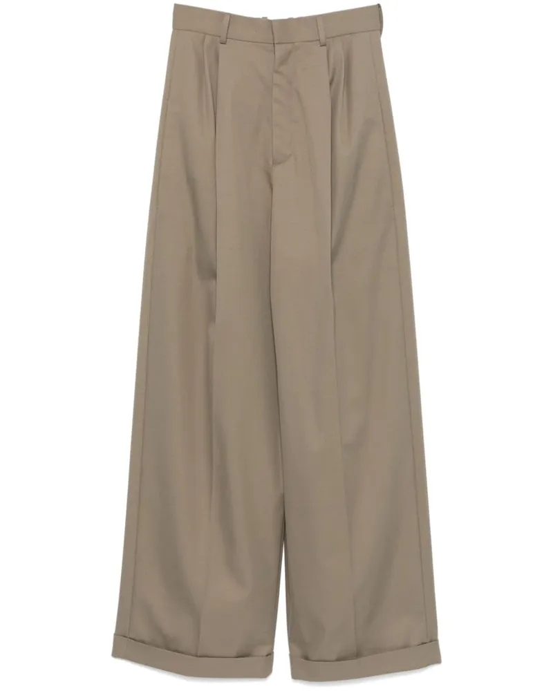 Loewe Klassische Palazzohose - Braun Braun