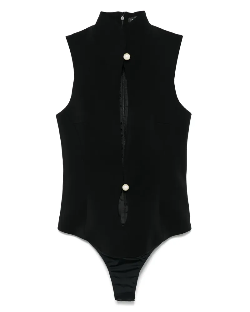 Thierry Mugler Playsuit mit Cut-Outs - Schwarz Schwarz