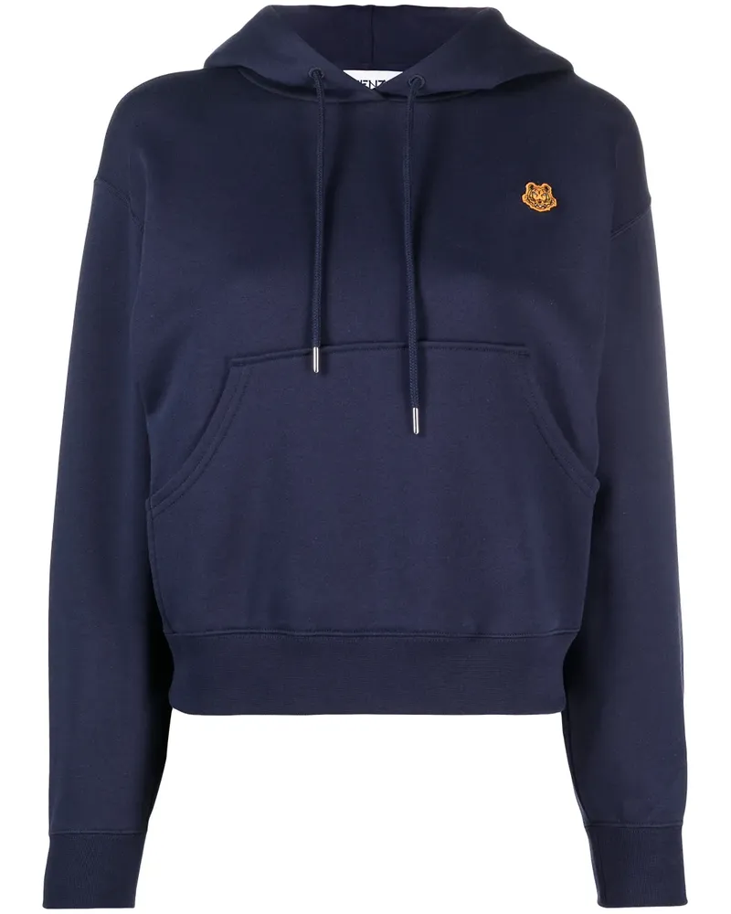 Kenzo Hoodie mit Tiger - Blau Blau