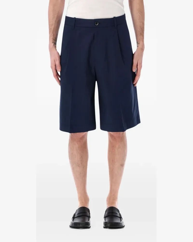 nine:inthe:morning Odell Shorts mit Faltendetail - Blau Blau