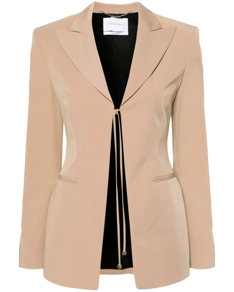 Blumarine Einreihiger Blazer - Nude Nude