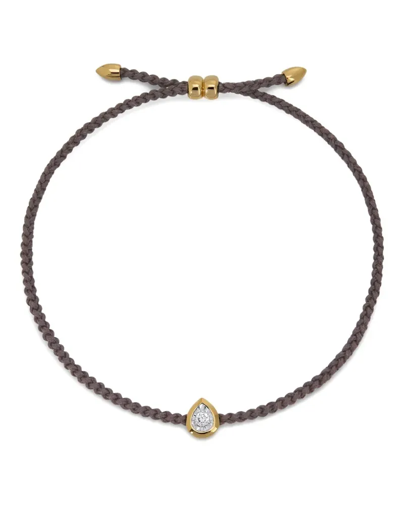 Monica Vinader Armband mit synthetischen Diamanten - Gold Gold