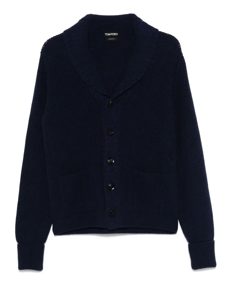 Tom Ford Cardigan aus Kaschmir - HB745 MIDNIGHT BLUE Hb745