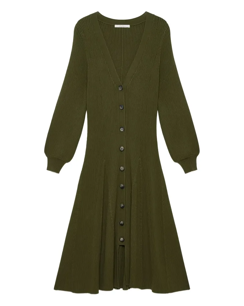 Maliparmi Midikleid aus geripptem Strick - Grün Grün