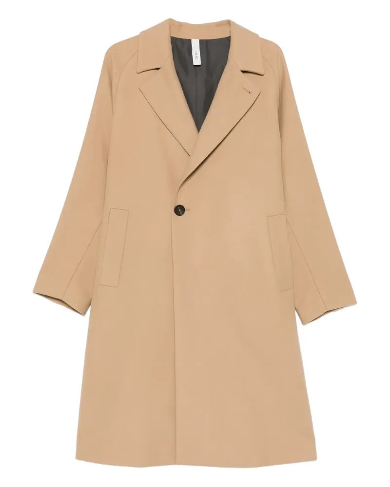 Hevò Surbo pocket single-breasted coat - Nude Nude