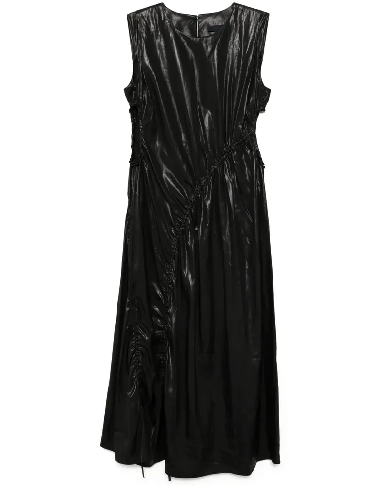 JUUN.J Kleid mit Knopfverschluss - Schwarz Schwarz
