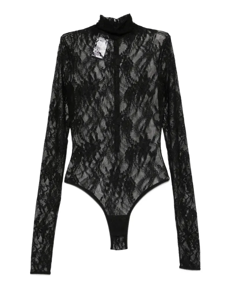 ANDAMANE Ziggy Body mit Stehkragen - Schwarz Schwarz