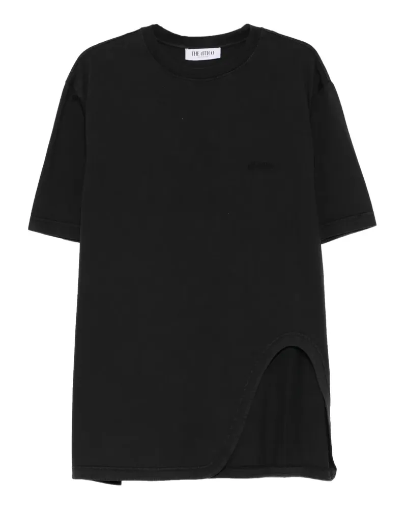 ATTICO cotton T-shirt - Schwarz Schwarz