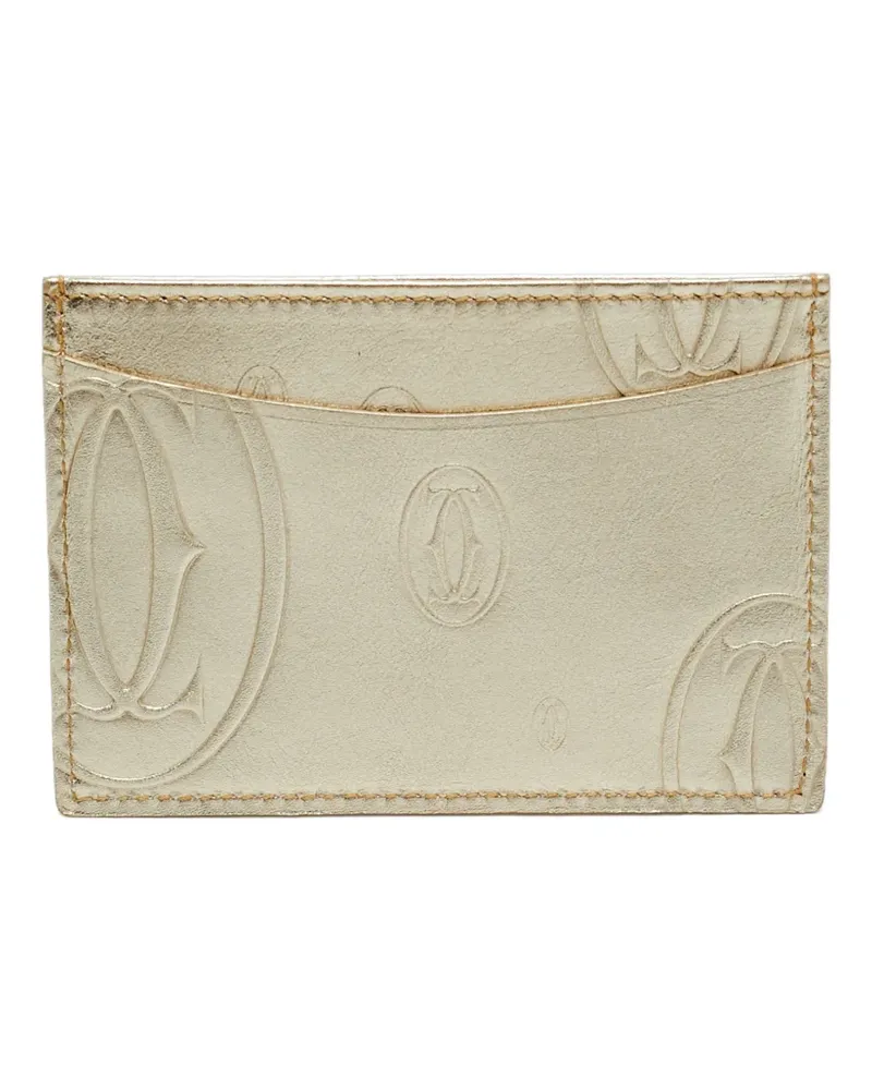 Cartier Happy Birthday leather card holder - Gold Gold