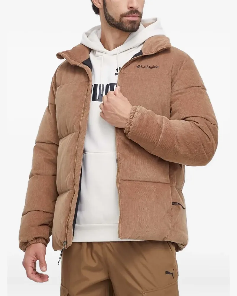 Columbia Sportswear Company Gesteppte Jacke aus Cord - Braun Braun