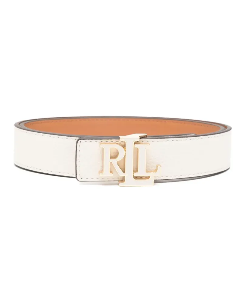 Ralph Lauren logo-buckle belt - Weiß Weiß