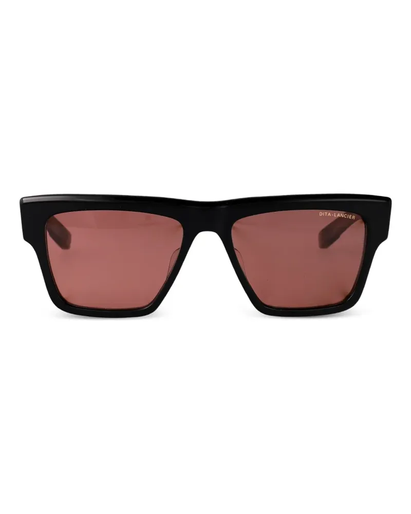 DITA Eckige LSA-701 Sonnenbrille - Schwarz Schwarz