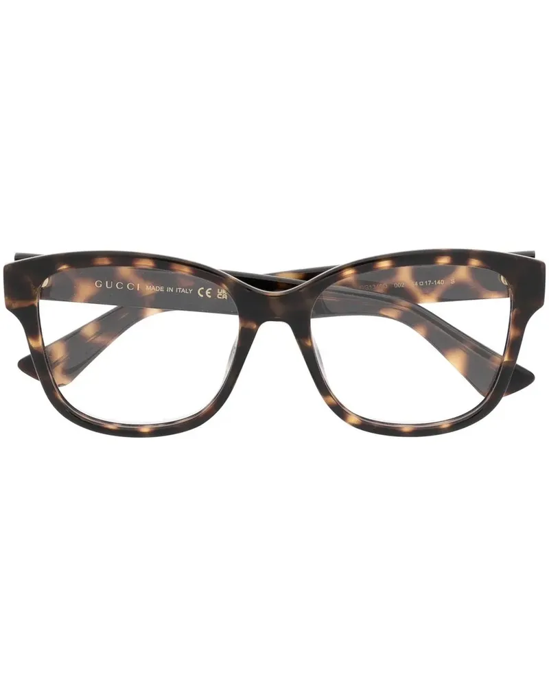 Gucci Brille in Schildpattoptik - Braun Braun