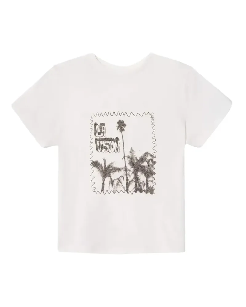 RE/DONE LA Vision graphic-print t-shirt - Weiß Weiß