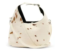 Mini Sakaia Schultertasche - Nude