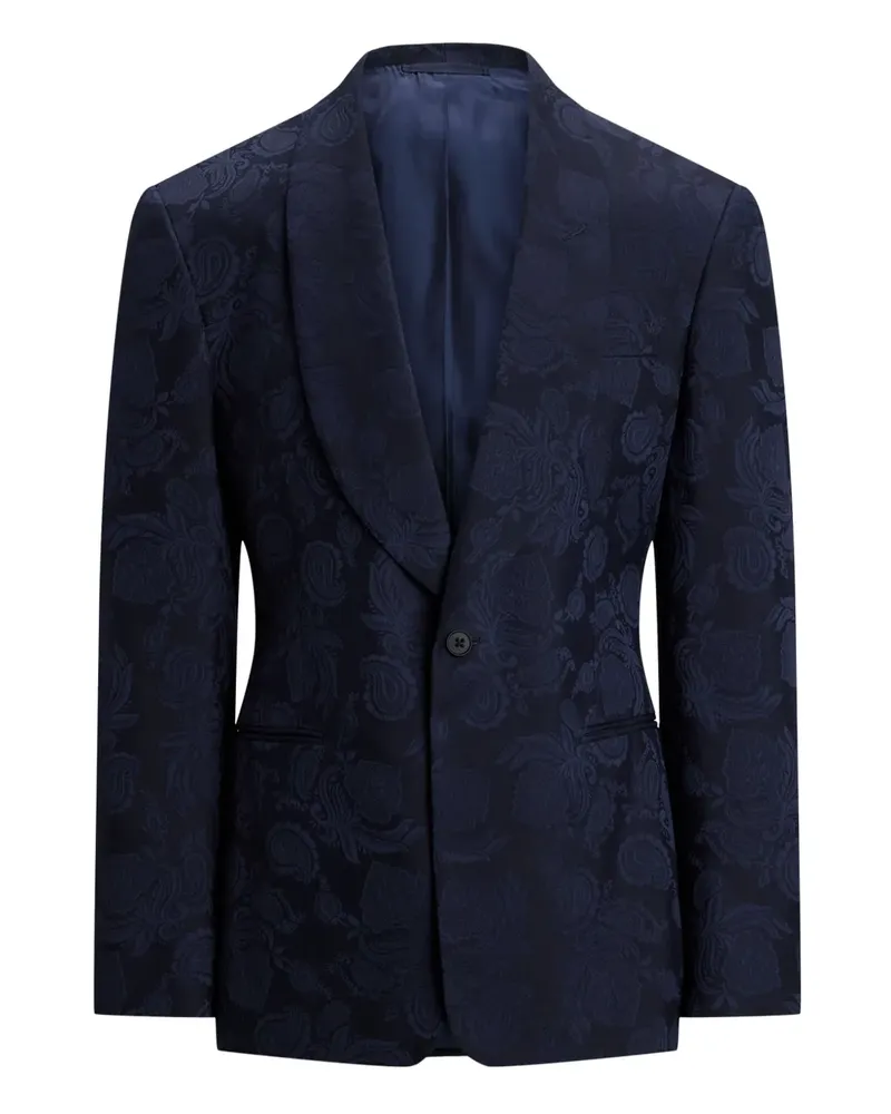 Ralph Lauren Sakko mit Jacquard-Blumenmuster - Blau Blau