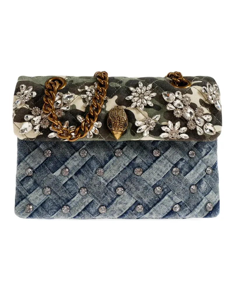 Kurt Geiger crystals-embellishment shoulder bag - Blau Blau