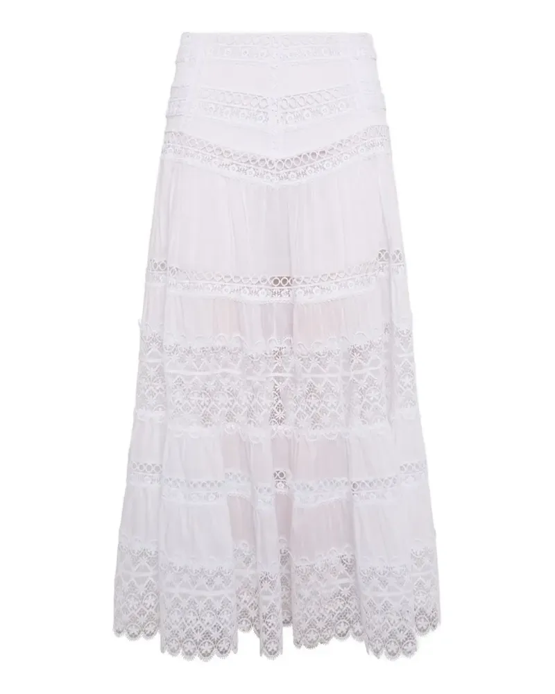 Charo Ruiz lace skirt - Weiß Weiß