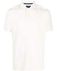 Hackett Poloshirt mit Logo-Stickerei Nude