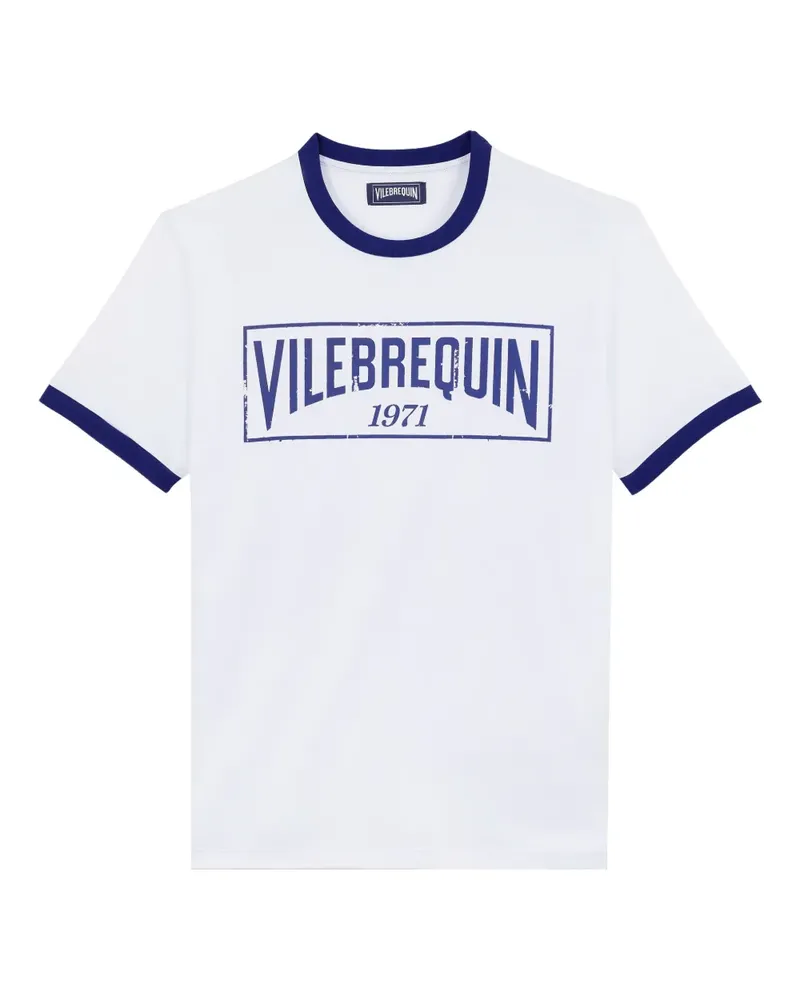 Vilebrequin T-Shirt mit Logo-Print - Weiß Weiß