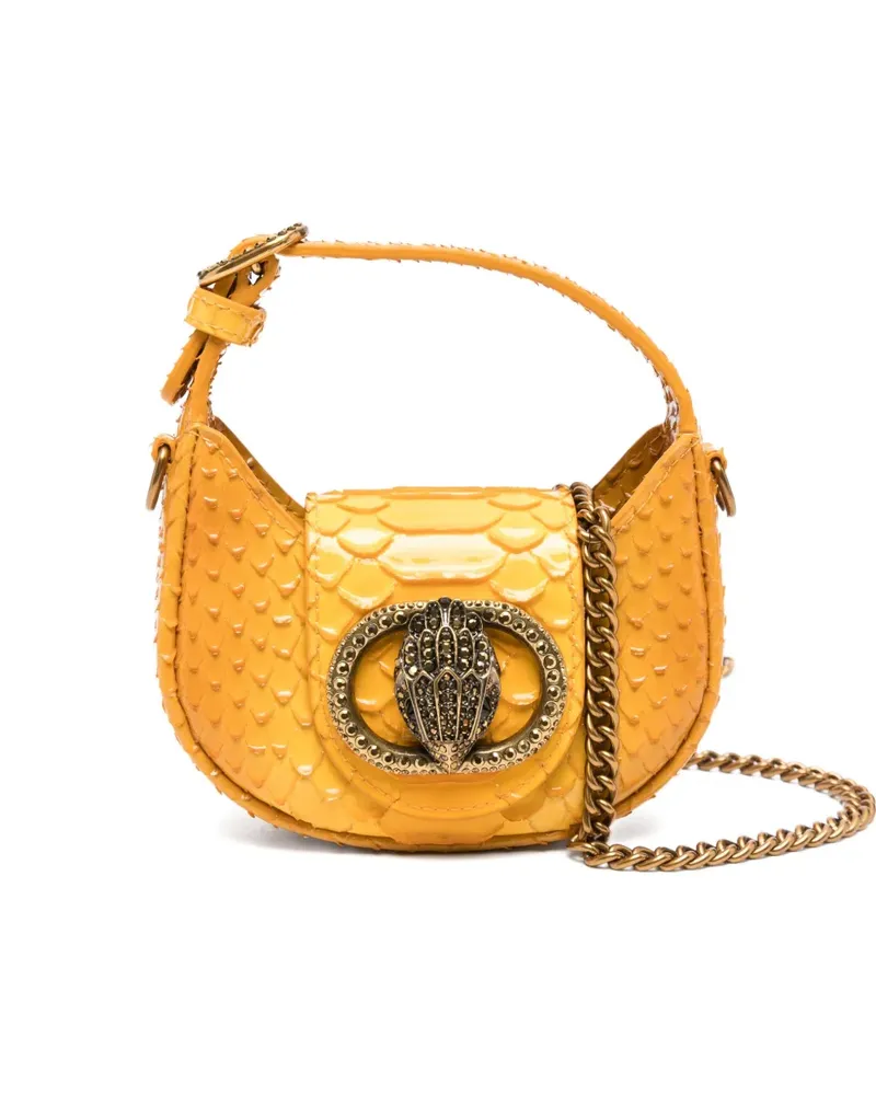 Kurt Geiger Micro Chelsea Halbmond-Tote Bag - Gelb Gelb