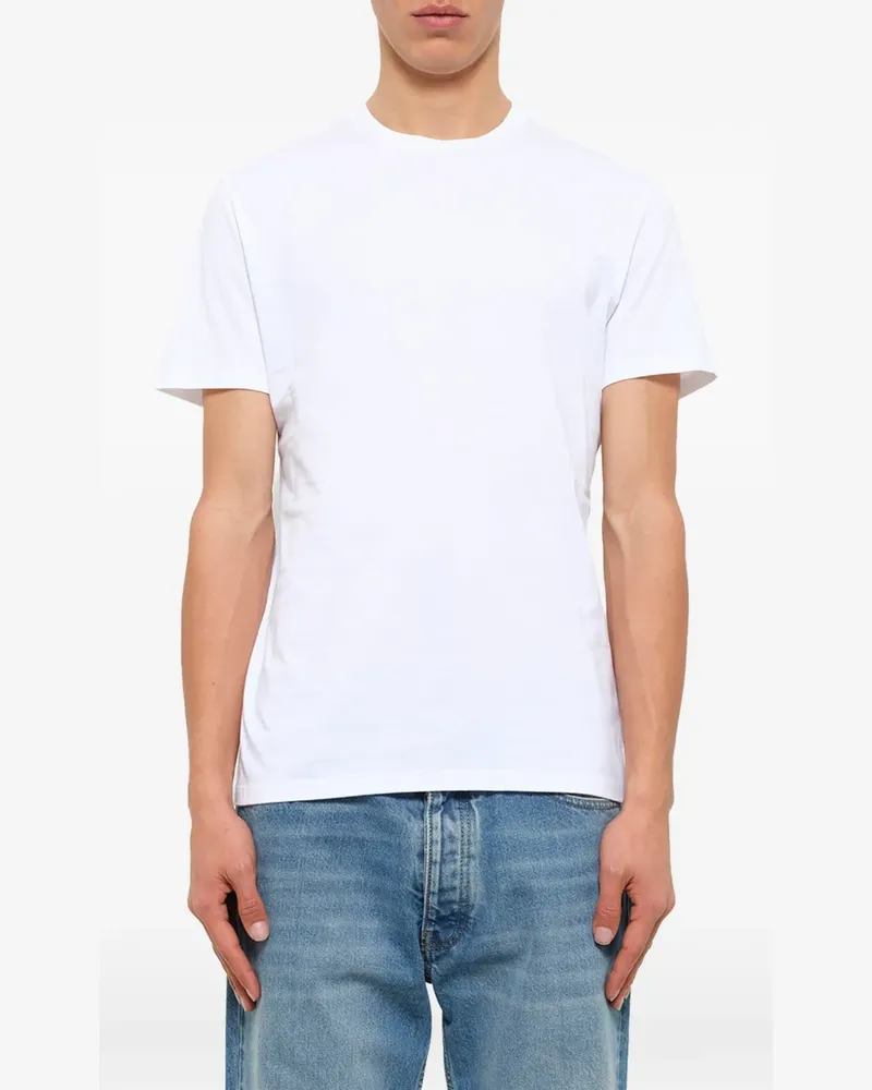 Neil Barrett logo-print crew-neck T-shirt - Weiß Weiß