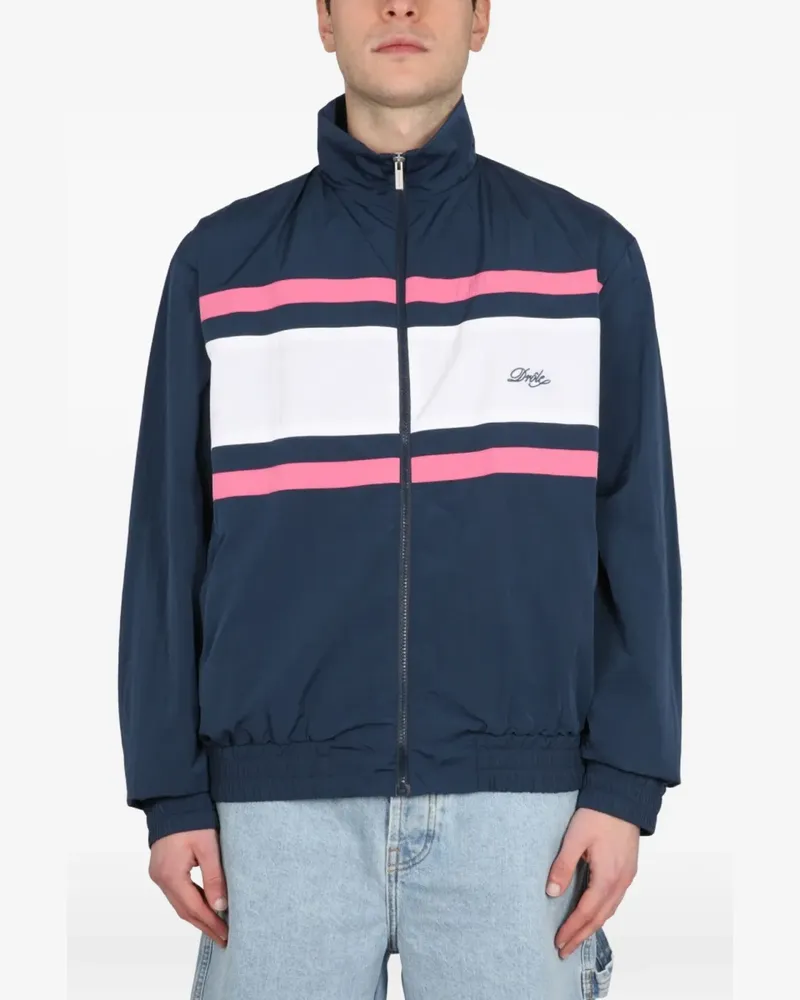 Drôle de Monsieur Sportjacke mit Logo-Stickerei - Blau Blau