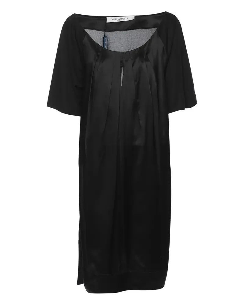 Marina Rinaldi Top mit Raffungen - Schwarz Schwarz