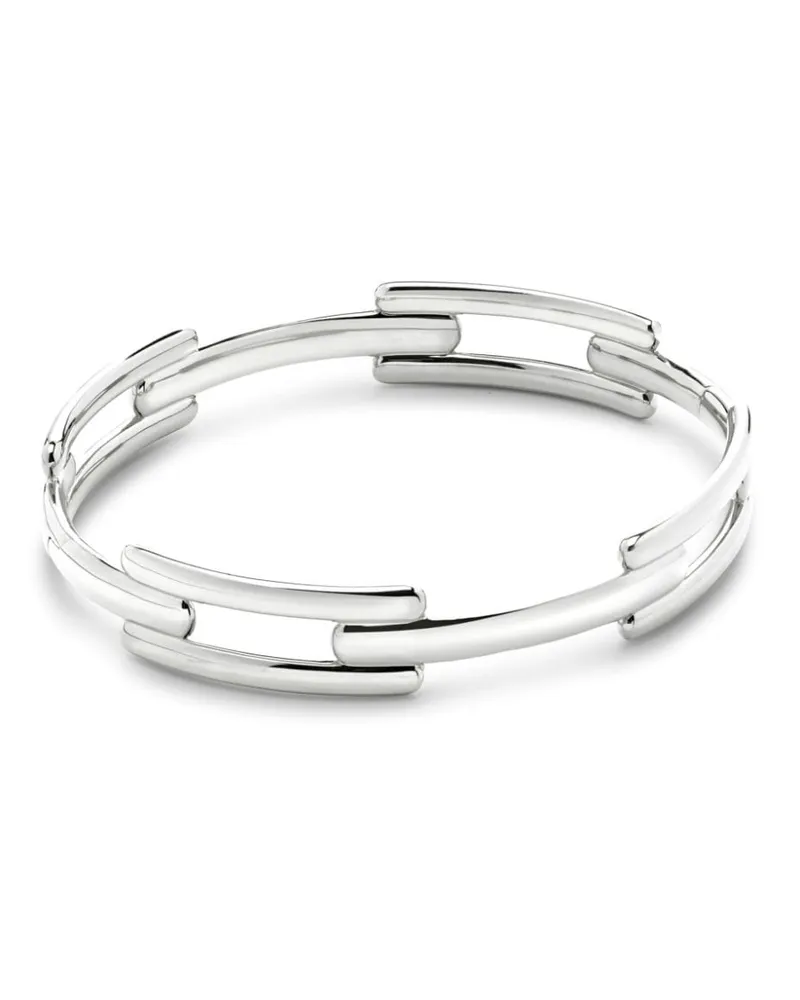 Monica Vinader Signature Link Armreif Silber