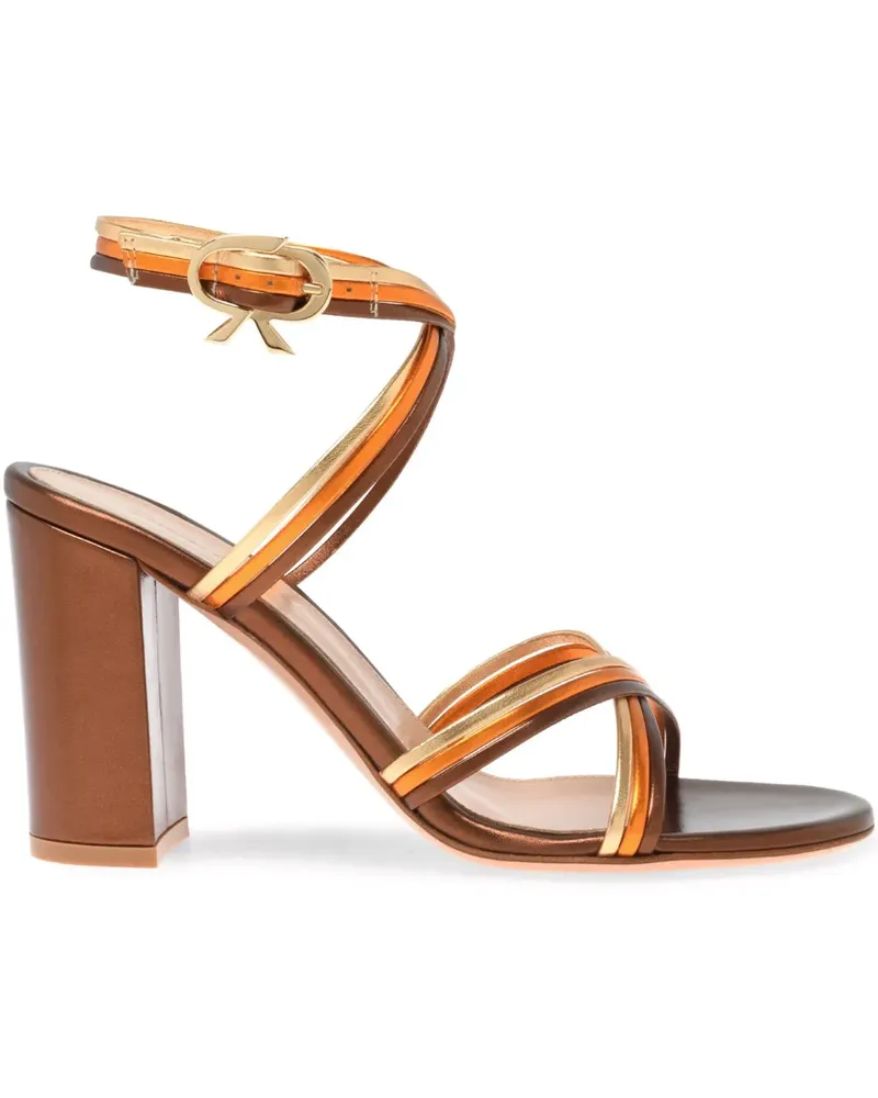 Gianvito Rossi Calissa Sandalen 85mm - Braun Braun