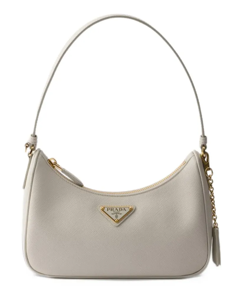 Prada Re-Edition 2005 Saffiano leather mini-bag - Nude Nude