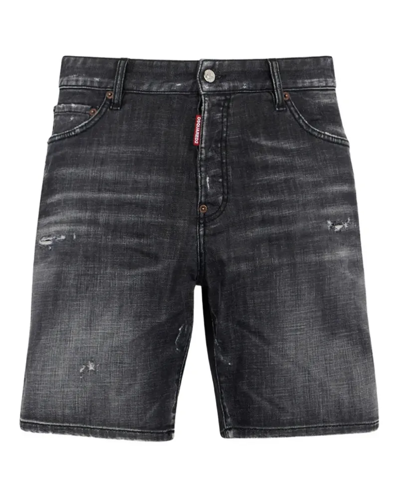 Dsquared2 fog wash denim shorts - Grau Grau