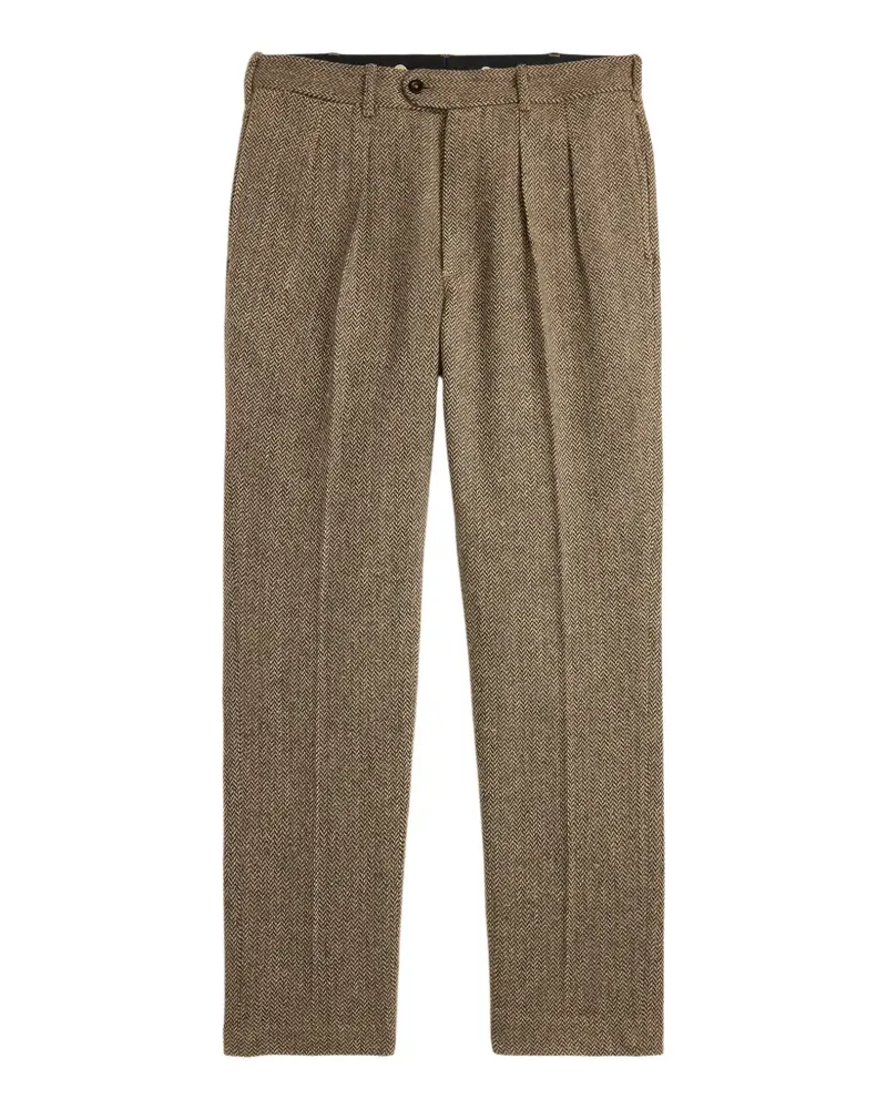 Ralph Lauren Hose mit Fischgrätenmuster - Braun Braun