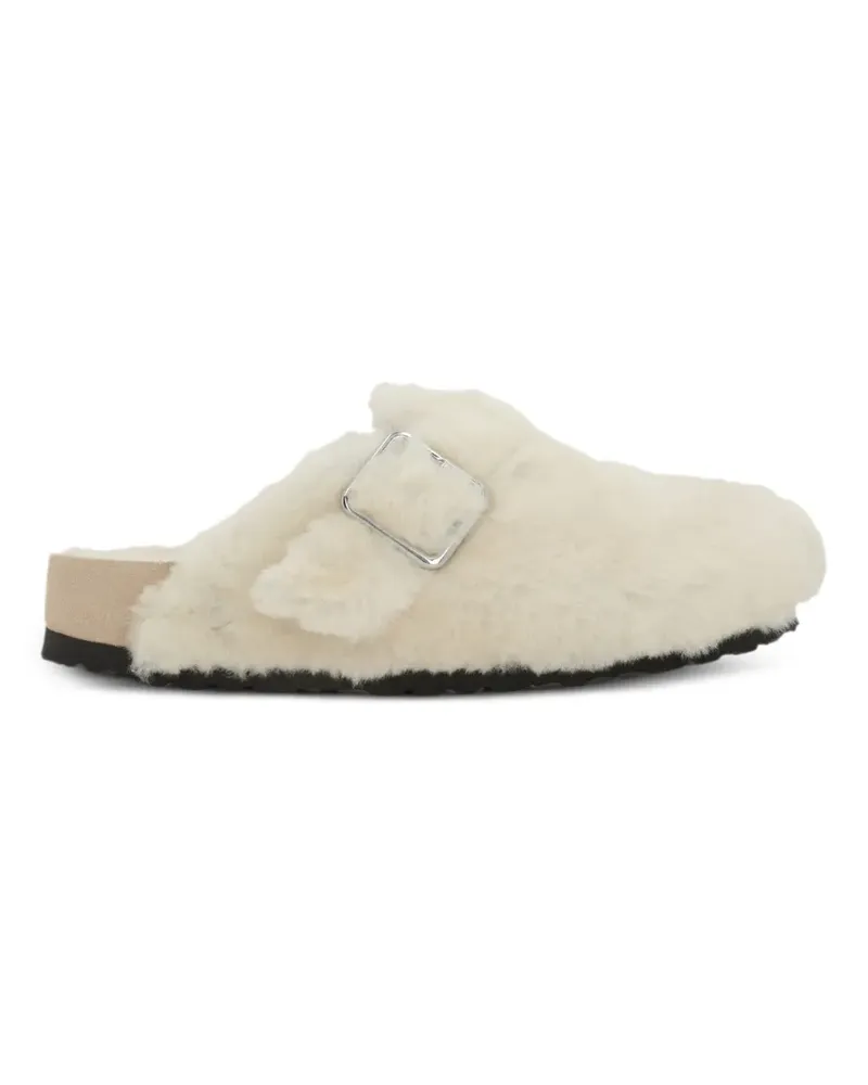 Birkenstock Boston Shearling mules - Nude Nude