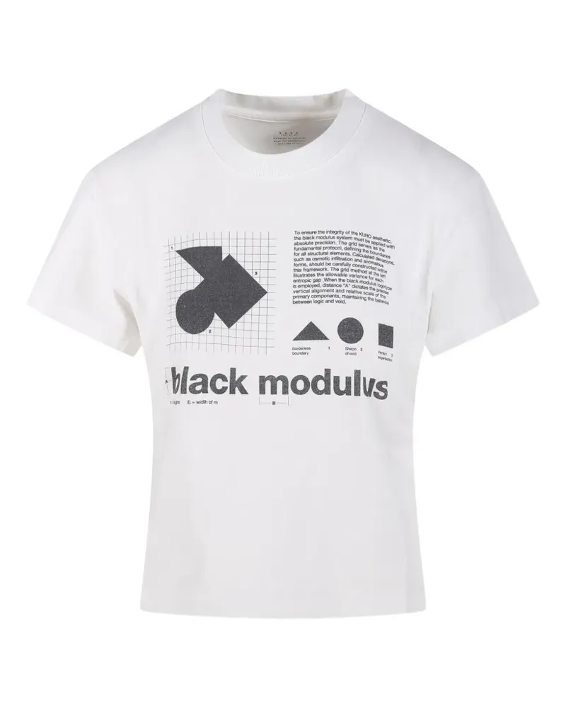 KURO graphic-print T-shirt - Weiß Weiß