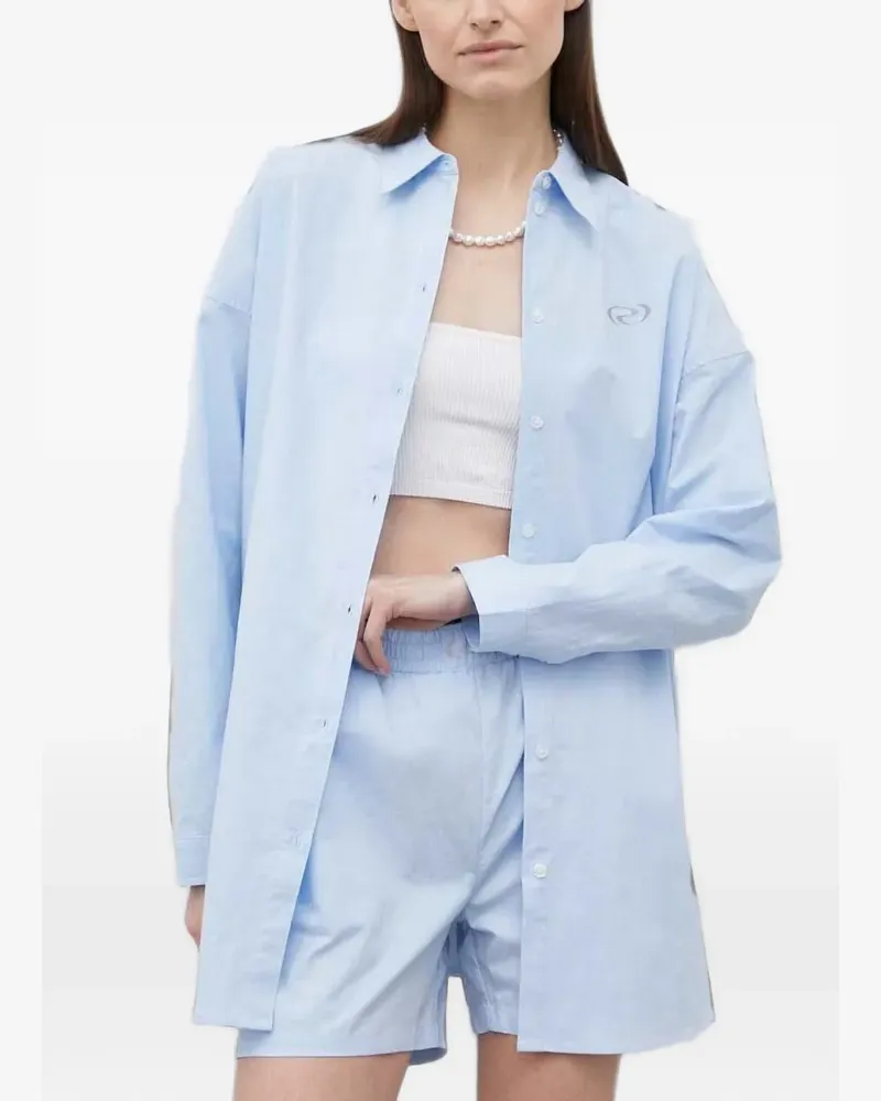 Résumé logo-patch elasticated shorts - Blau Blau
