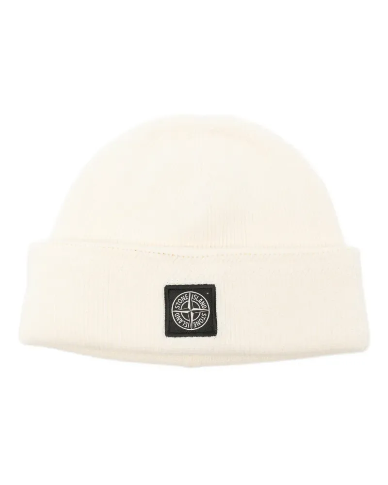 Stone Island Compass beanie hat - Nude Nude