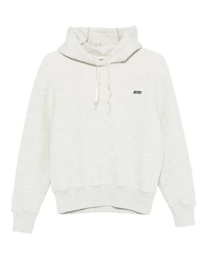 AUTRY logo-embroidered hoodie - Grau Grau