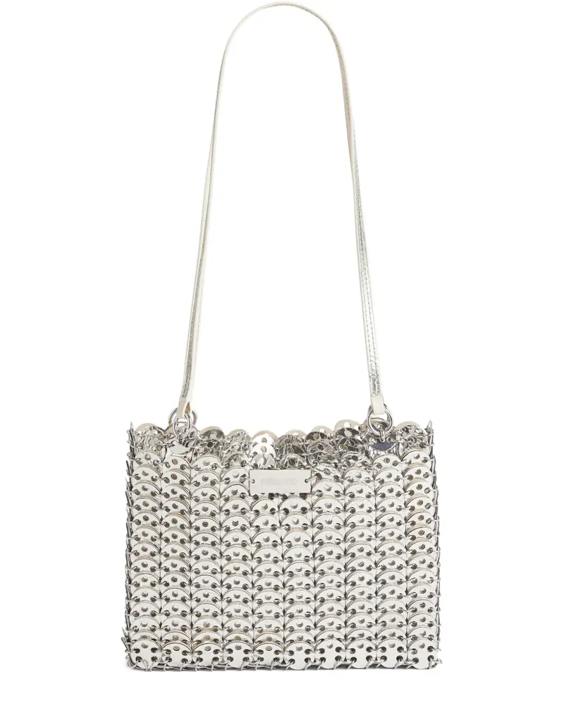 Paco Rabanne 1969 Schultertasche mit Kettenriemen - Grau Grau