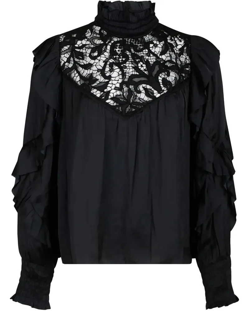 Isabel Marant Seila Bluse - Schwarz Schwarz