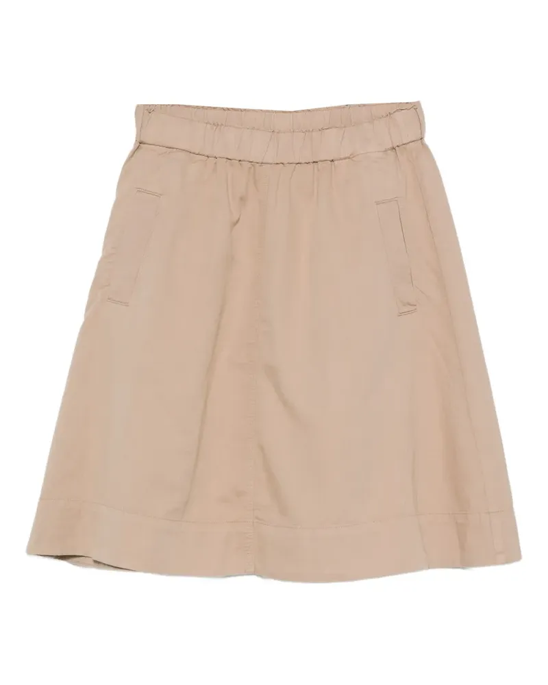 Marc O'Polo elasticated-waist A-line skirt - Nude Nude