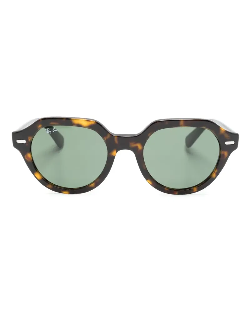 Ray Ban Sonnenbrille mit ovalem Gestell - Braun Braun