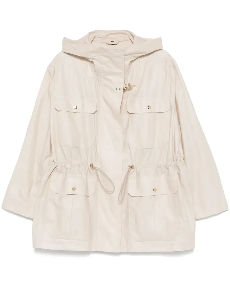 Fay Parka mit Kapuze - Nude Nude