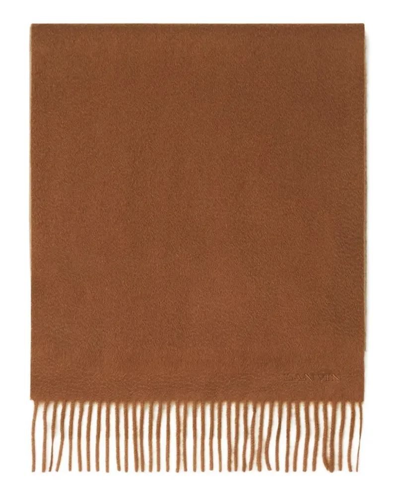 Lanvin Schal mit Fransen - Nude Nude